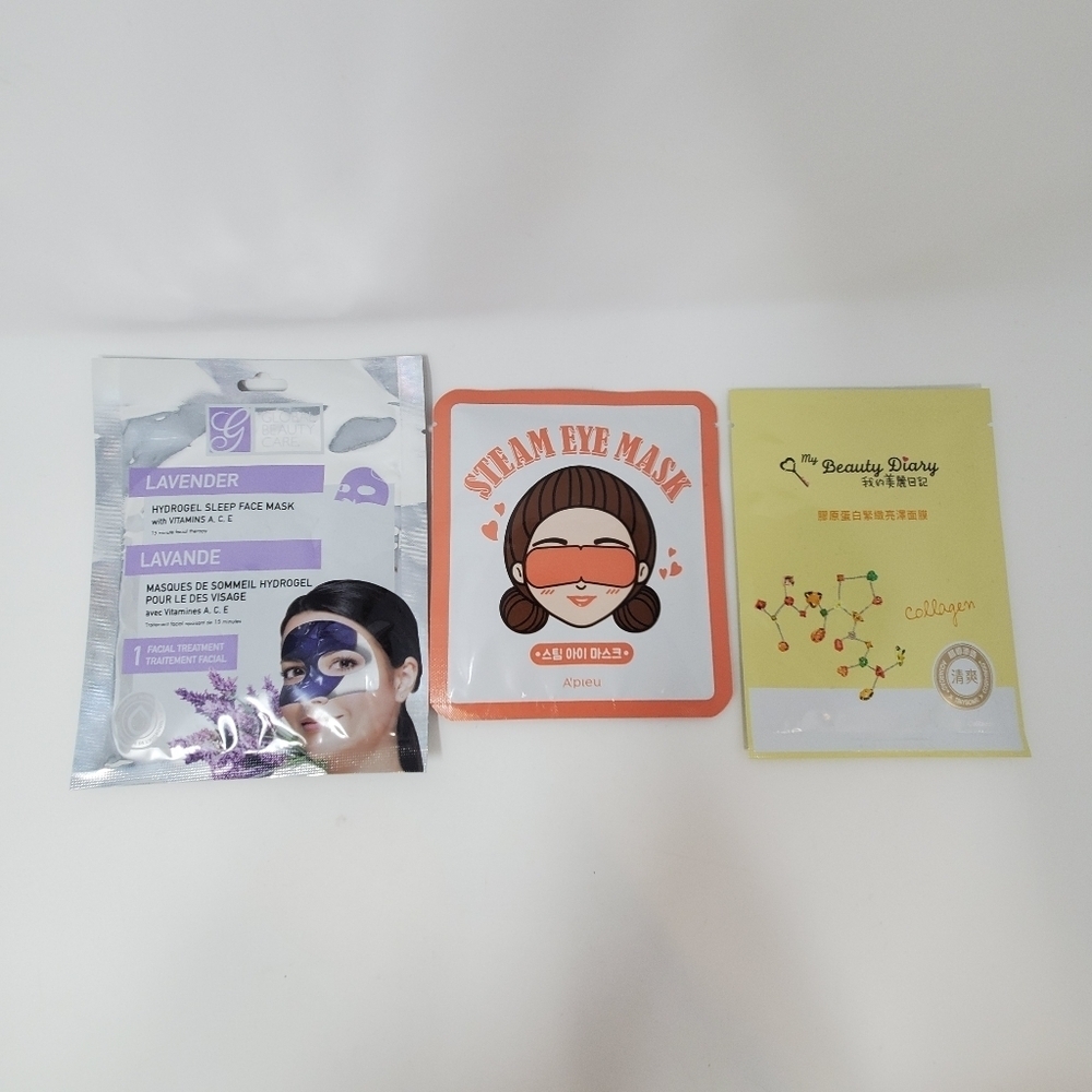 Lot Of 3 Facial Sheet Masks